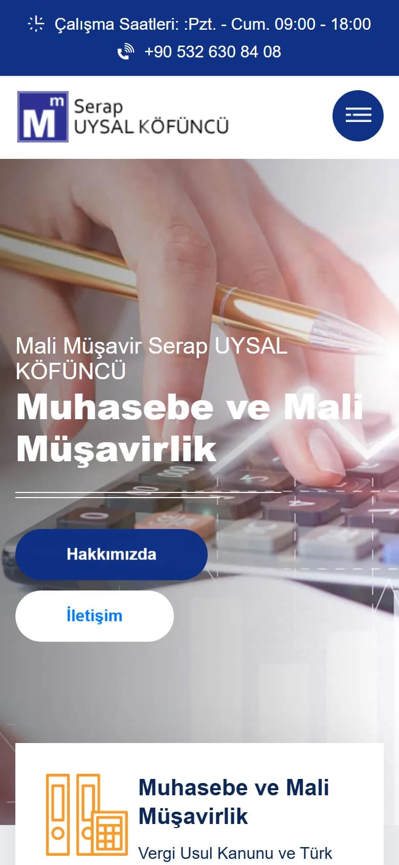 Mali Müşavir Serap UYSAL KÖFÜNCÜ – Ana sayfa – mobil görünüm