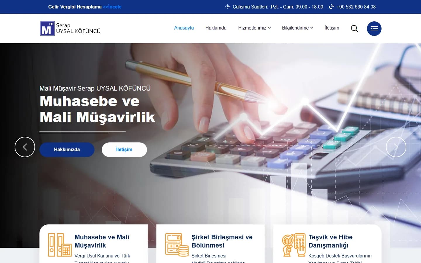 Mali Müşavir Serap UYSAL KÖFÜNCÜ – Ana sayfa – masaüstü görünüm