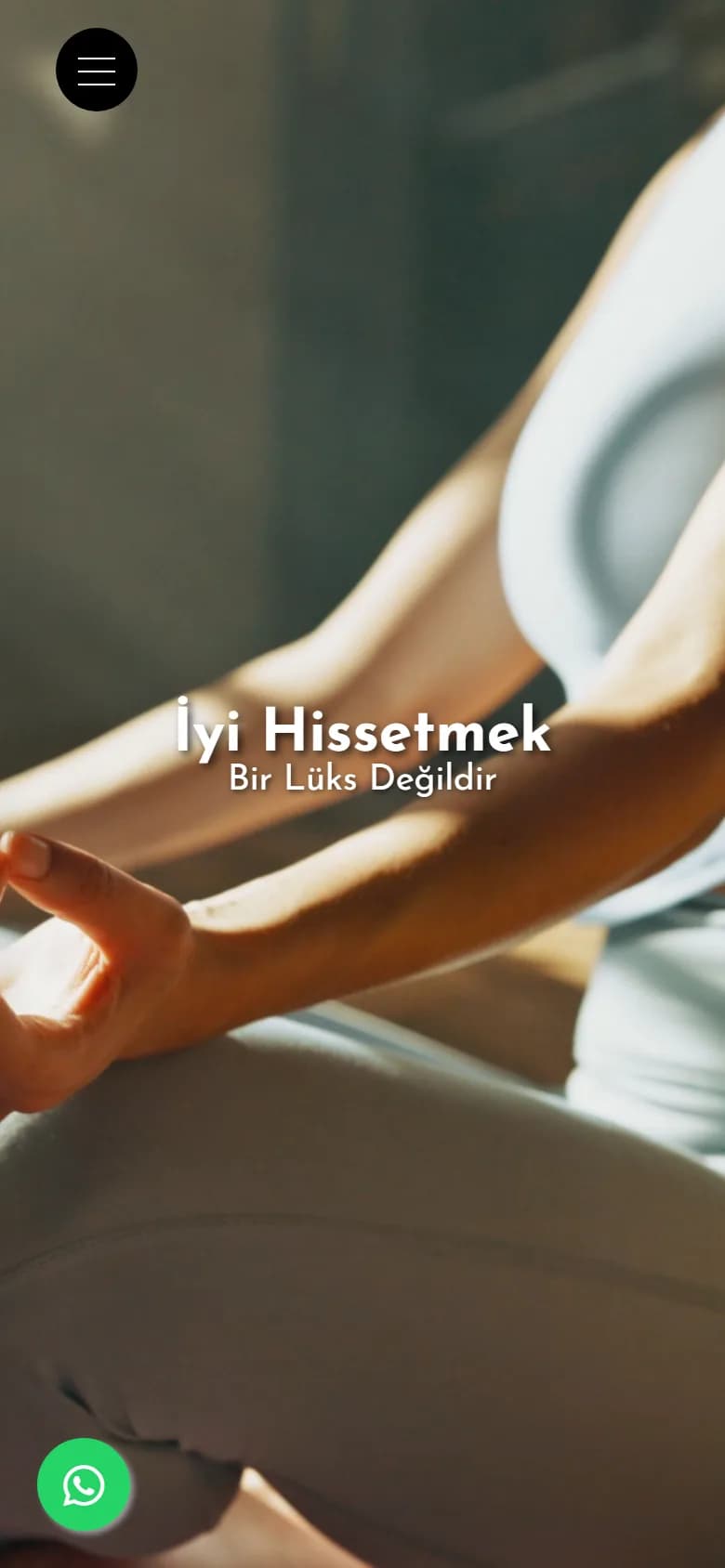 İyi Yaşam Atölyesi – Ana sayfa – mobil görünüm